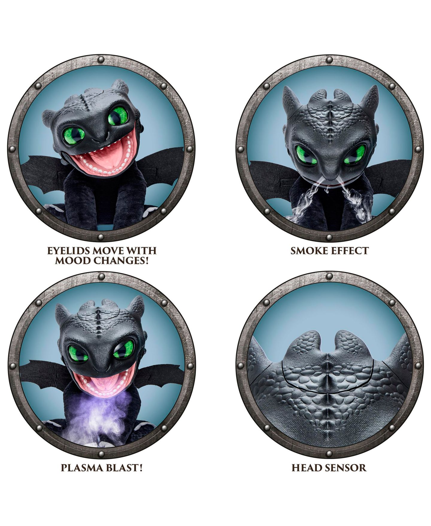 Детская фигурка How to Train Your Dragon Toothless Puppetronic Action Figure, Ages 6+ — фото 4