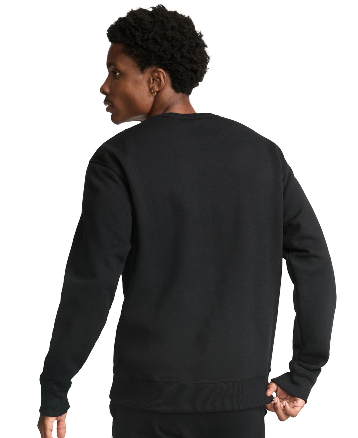 Мужская толстовка Champion Fleece Crewneck, цвет: Чёрный — фото 4
