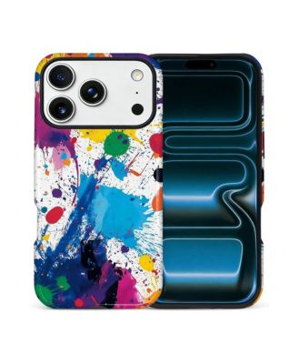 Phone Case Compatible with Apple iPhone 17 Pro Max, 2-Layer Durable, Color Splash