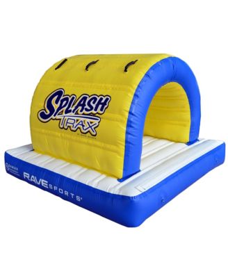 Splash Trax Reinforced-PVC Floating Inflatable Modular Tunnel Module, for up to 3 Users, Ages 12+