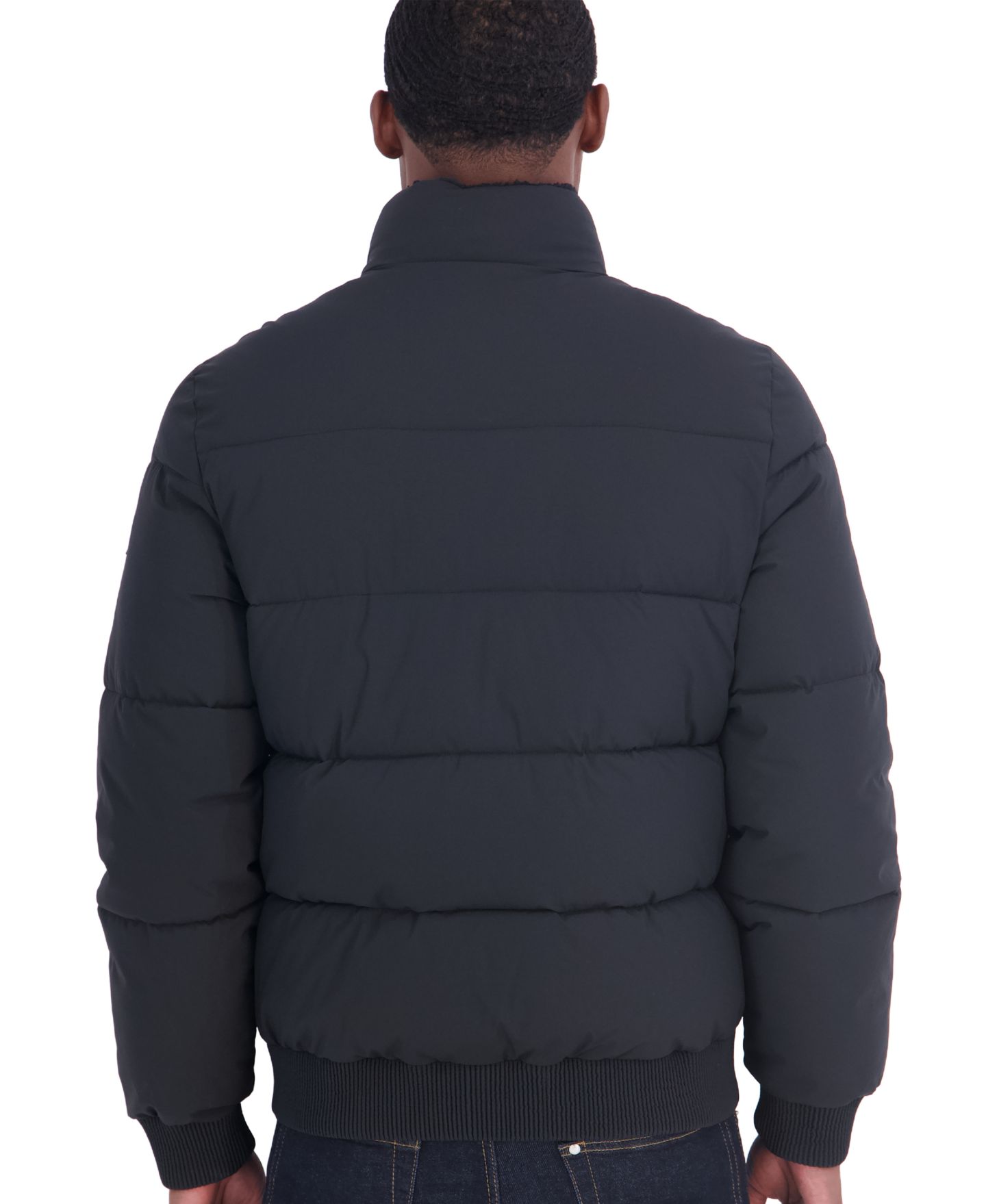 Мужская куртка Michael Kors Regular-Fit Puffer with Faux Fur Collar, цвет: Чёрный — фото 4