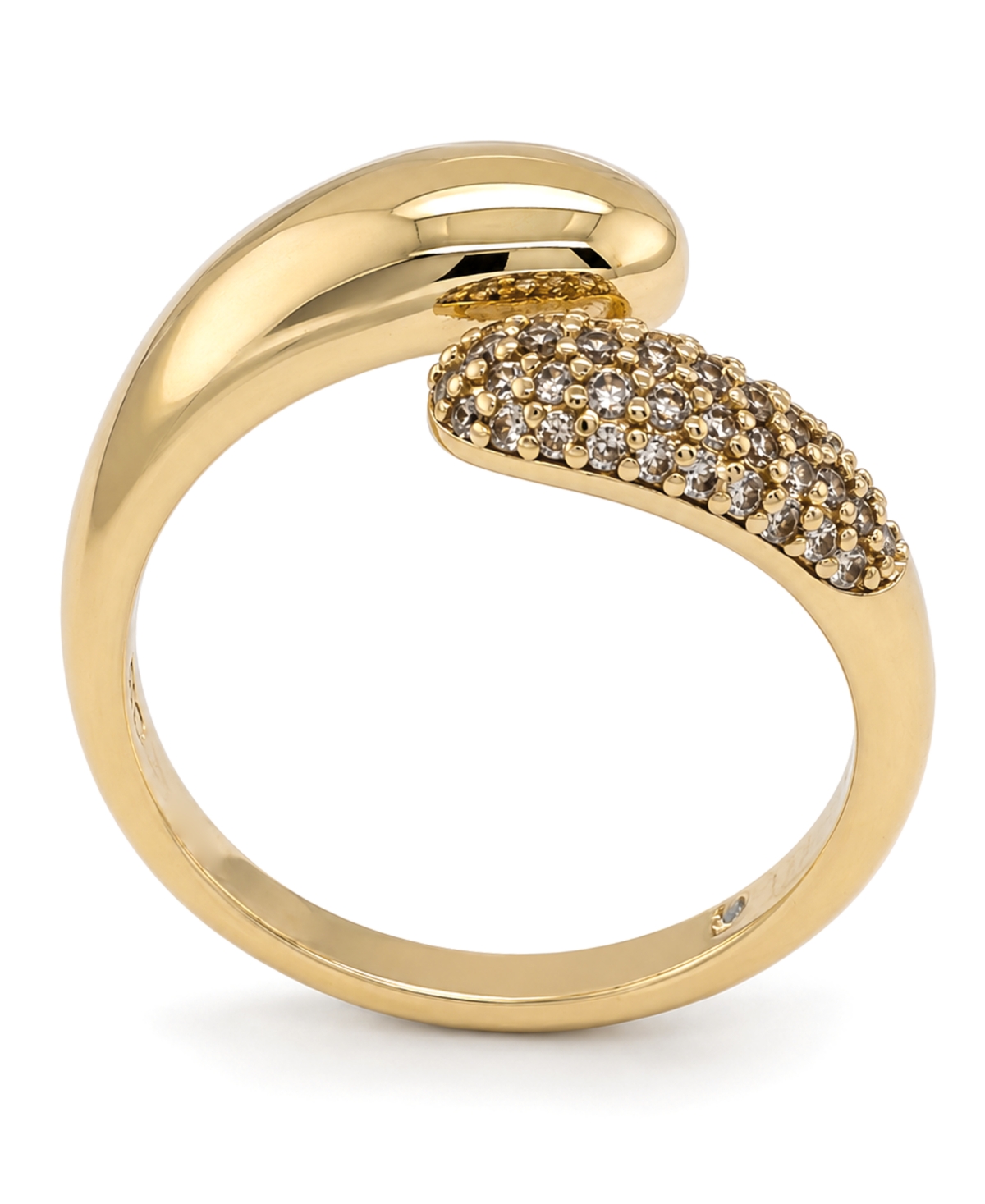 And Now This Cubic Zirconia Bypass Ring