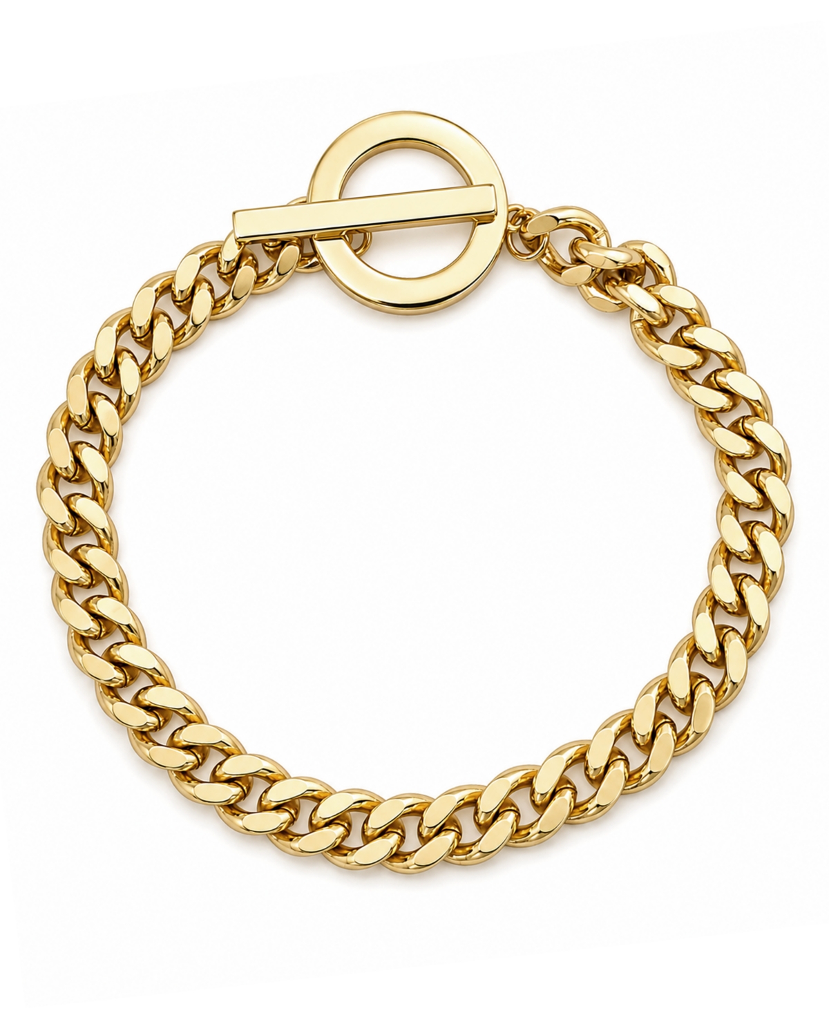 And Now This Women's Curb Chain Bracelet - Gold Plated