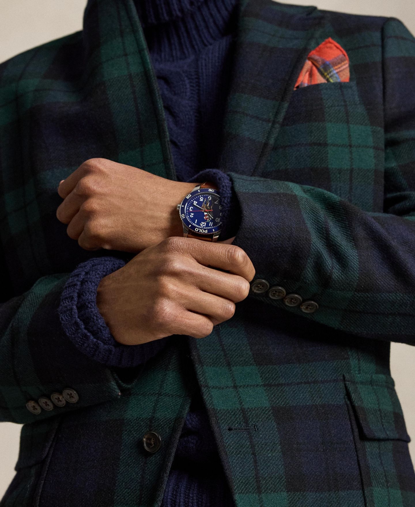 Мужской пиджак Polo Ralph Lauren Modern-Fit Plaid Wool-Blend Sport Coat — фото 2