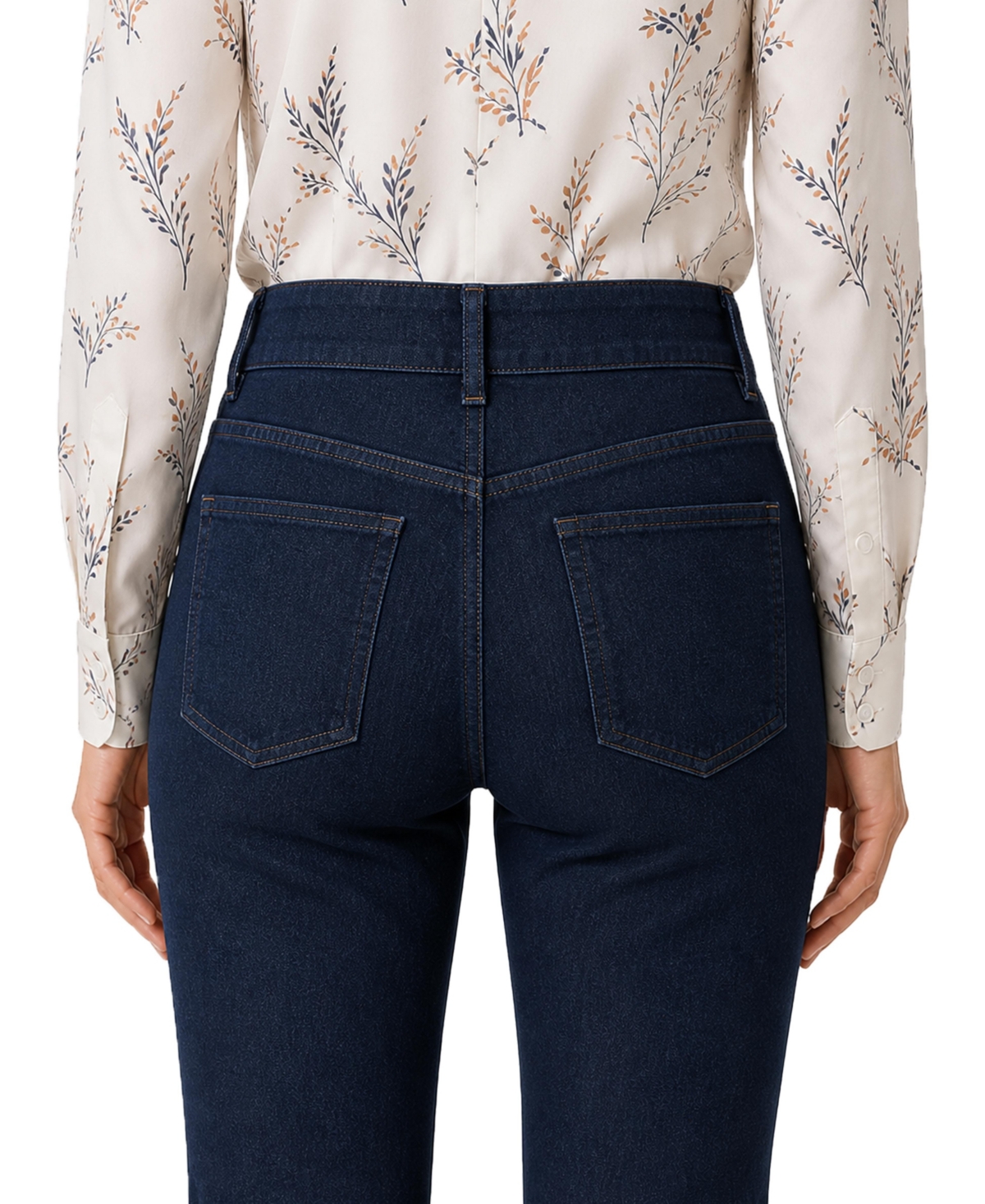 Indigo Poppy Women's High-Rise Tummy Tuck Bootcut Jeans