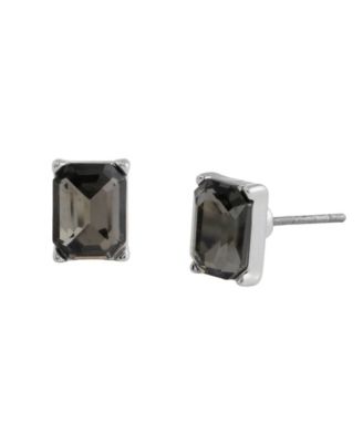 Faux-Stone Punk Romance Grunge Square Stud Earrings