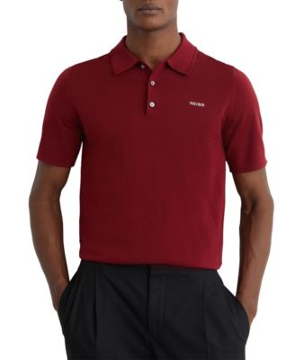 Men's Albion Slim-Fit Merino Wool Polo Shirt
