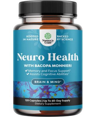 Nootropic Complex with Bacopa Monnieri, DHA and B Vitamins | 120 Count