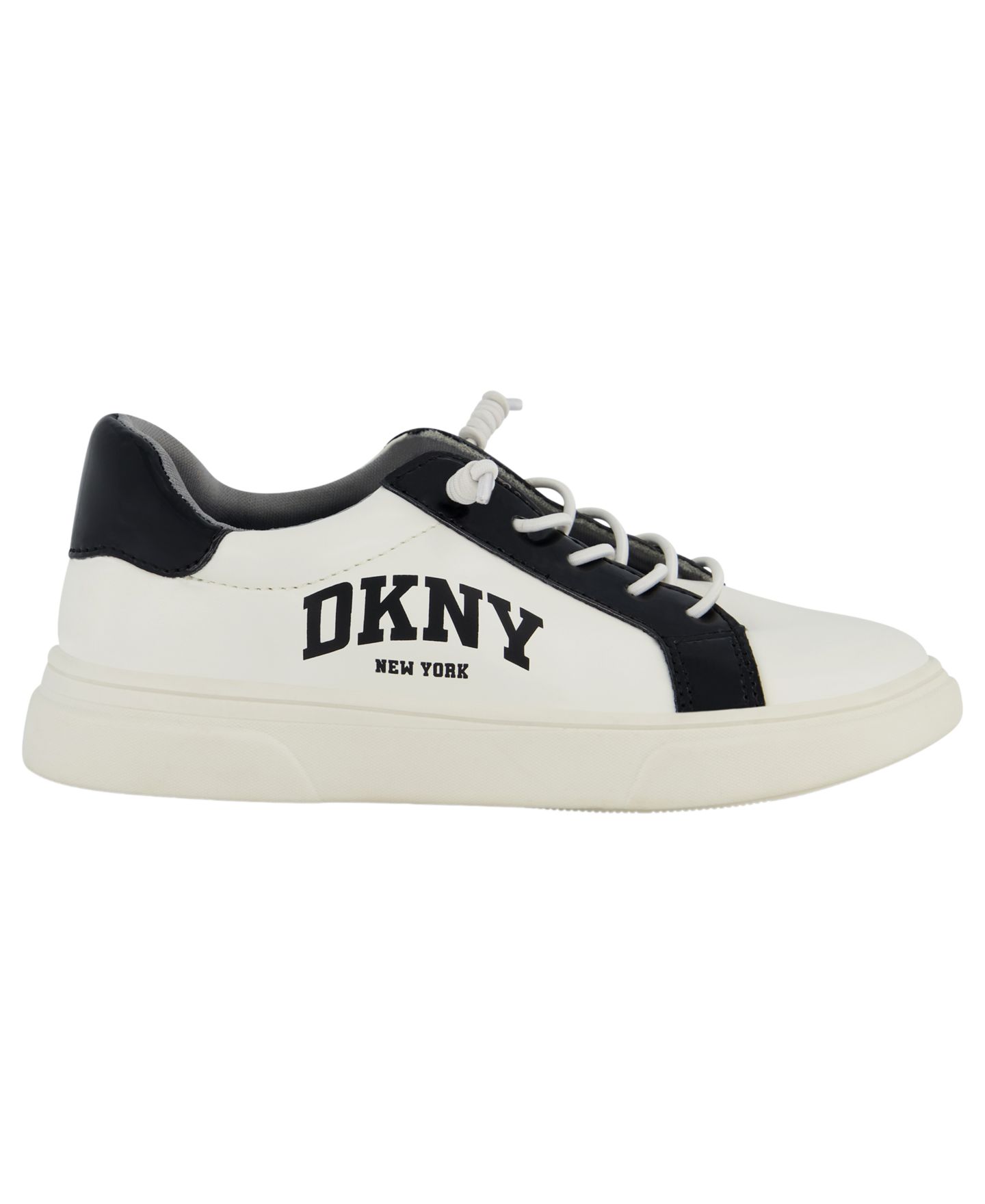 Детские кроссовки DKNY Celia Gigi Lace-up, цвет: Чёрный / Белый — фото 2