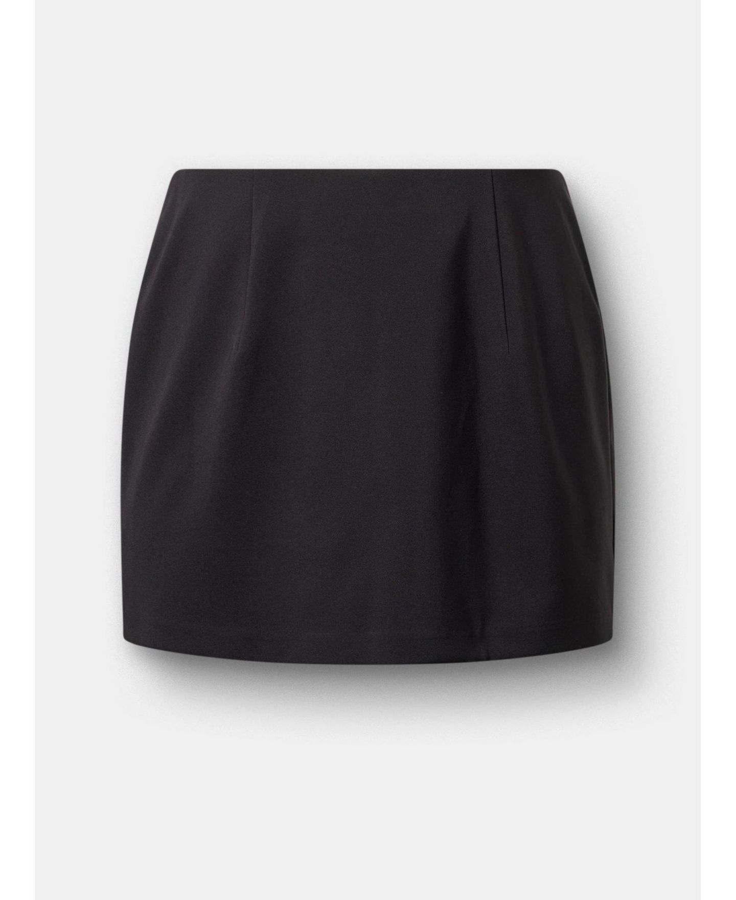 Женская юбка-шорты Torrid Plus Size Studio Pull-On Skort, цвет: Глубокий чёрный — фото 2