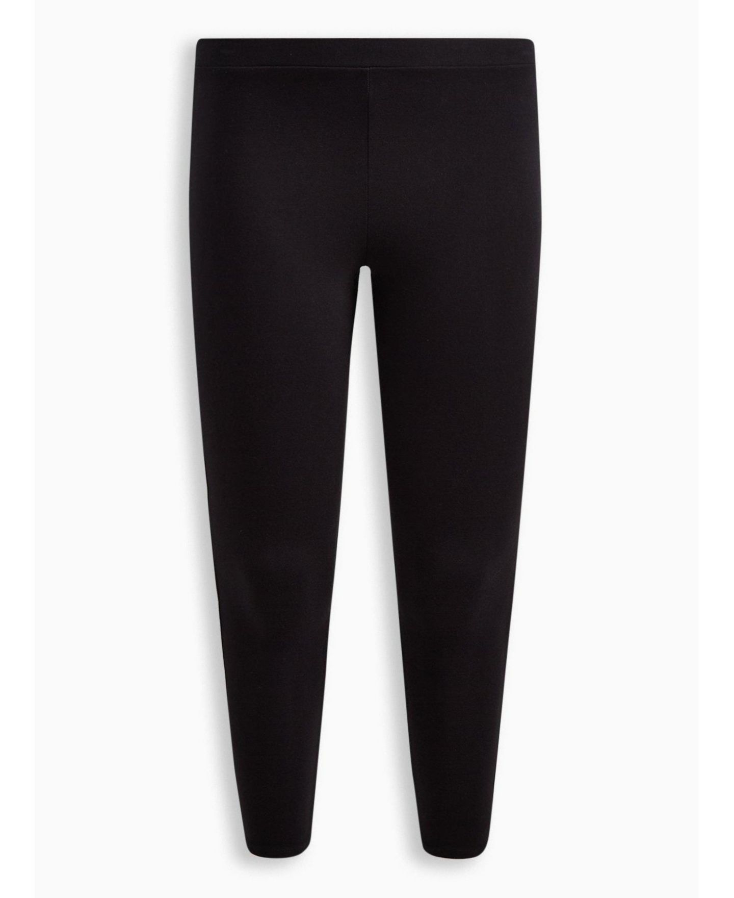 Женские леггинсы Torrid Plus Size High-Rise Comfort Waistband, цвет: Глубокий чёрный — фото 4