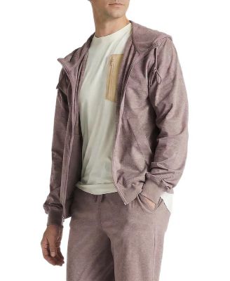 Men's Morning Jog Full-Zip Mock-Neck Hoodie