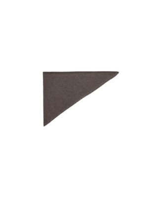 Selection Cashmere/Wool-Blend Triangular Knit Wrap Scarf