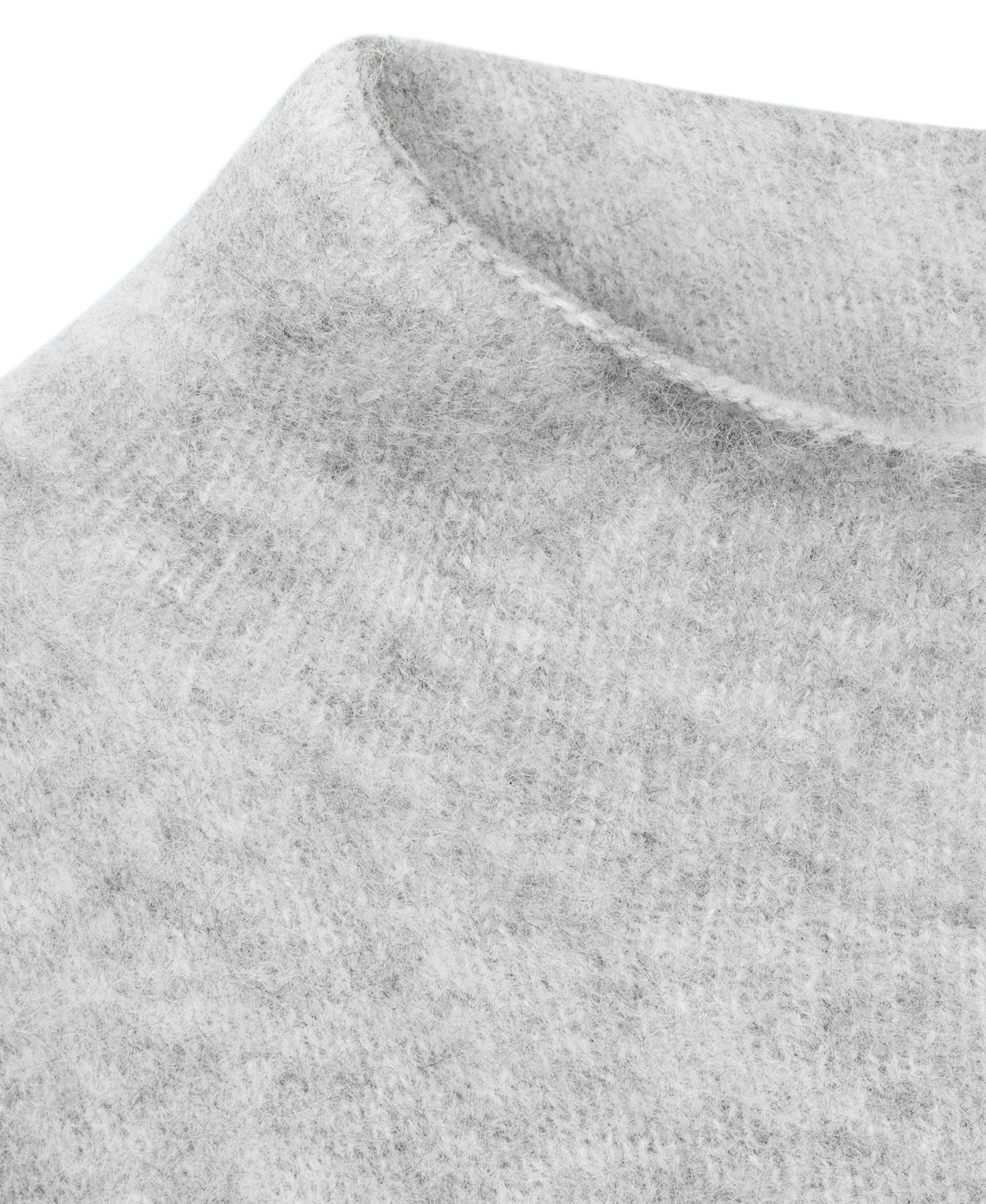 Женский жилет Mango Selection Mock-Neck Sleeveless, цвет: Серый — фото 4