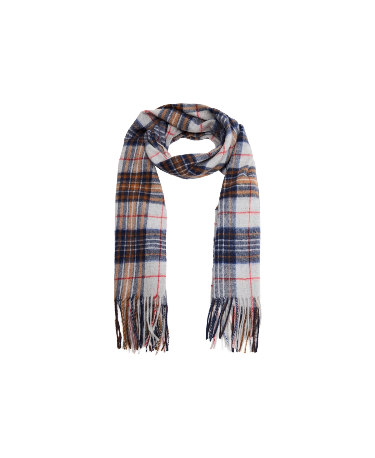 Mango Wool Check Scarf