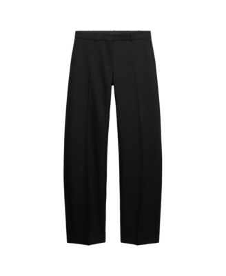 Women's Selection Wide-Leg Wool Suit Trousers