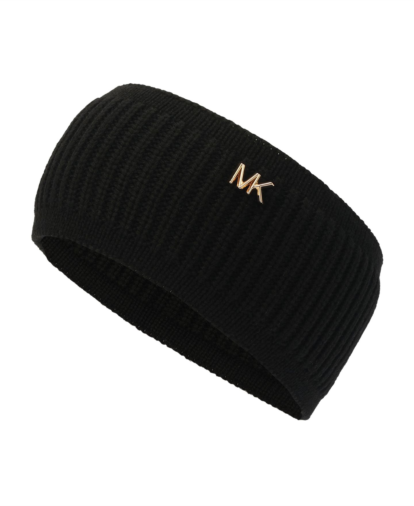 Женские аксессуары для волос Michael Kors Beveled Rib Headband, цвет: Чёрный — фото 3