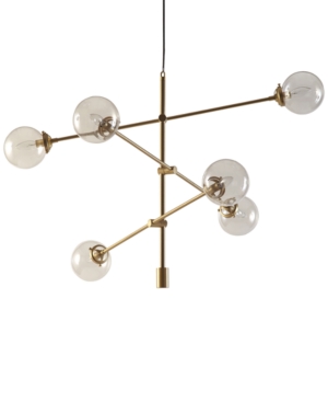 Ink+Ivy Cyrus Metal & Glass Chandelier