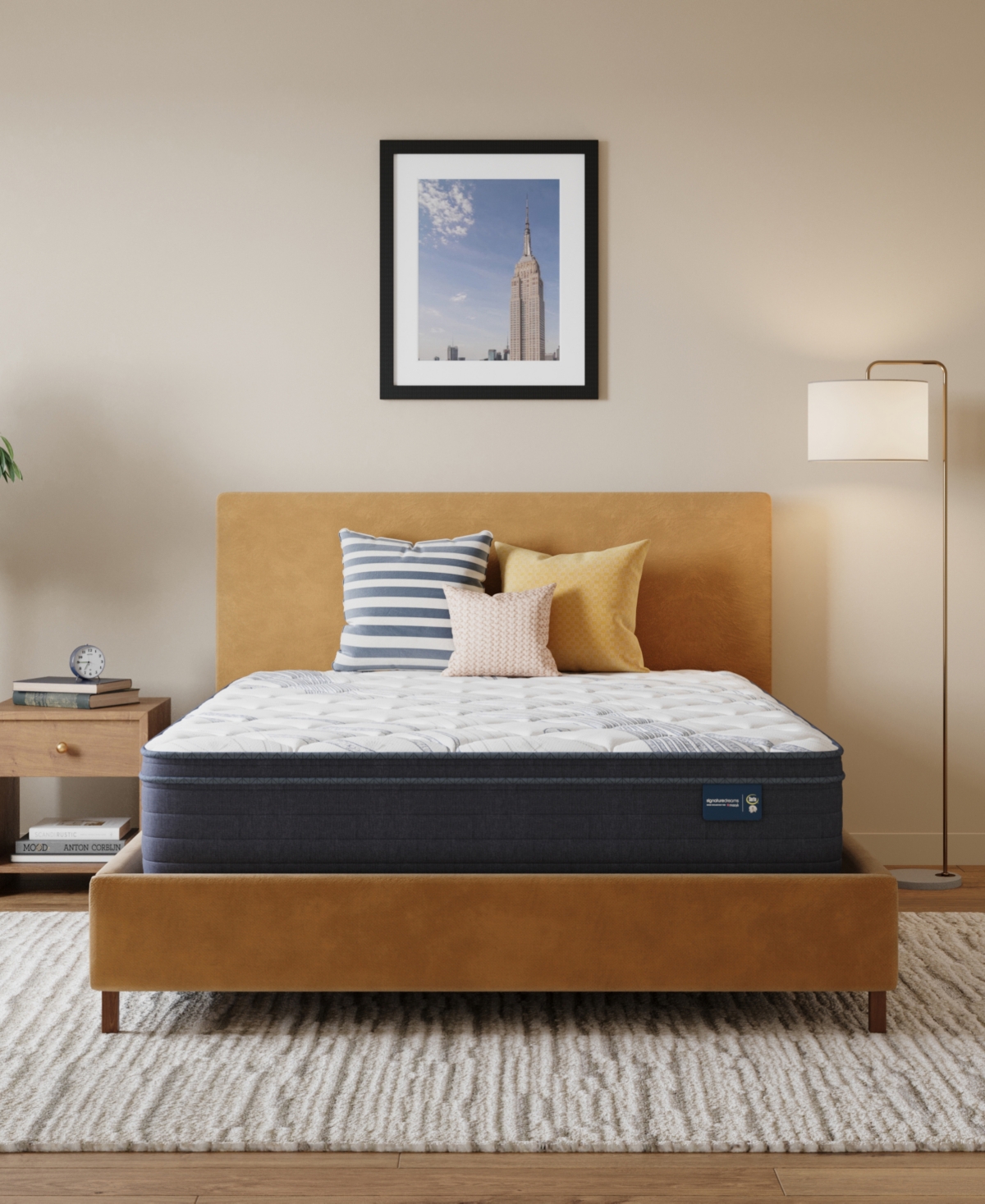 Serta Signature Dreams 11.5" Plush Euro Top Mattress Set