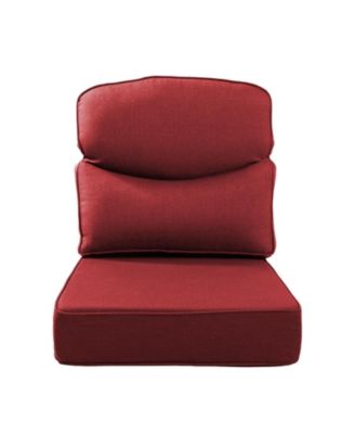 Luxury Smile 24x24x6 Outdoor Cushions, Water Resistant Olefin Deep Seat Cushion for Patio Wicker Chair Sofa