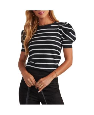 Women's Trendy Puff Sleeve Knit Top
