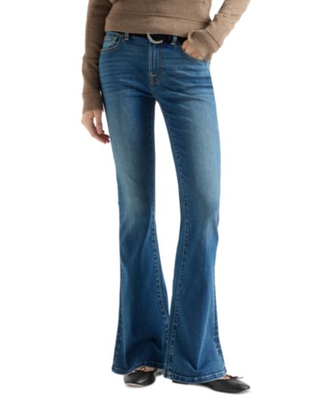 Женские джинсы 7 For All Mankind Bootcut Tailorless Mid-Rise, цвет: Authentic