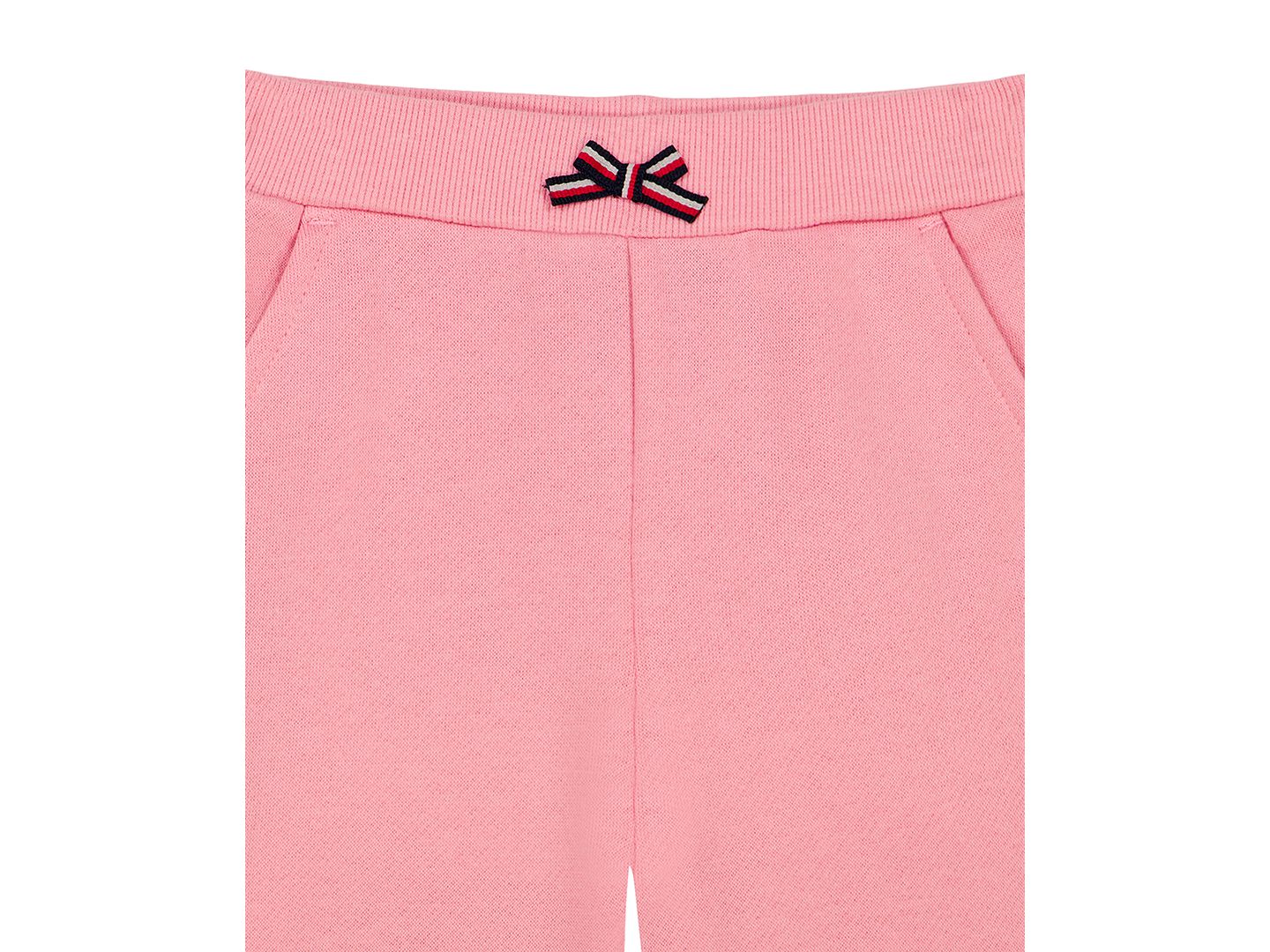 Комплекты Tommy Hilfiger Sherpa Full-Zip Hoodie, T-Shirt and Wide-Leg Pants, 3-Piece Set для девочек-малышей, цвет: Морской розовый — фото 5