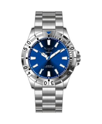 Men's Quartz Water-Resistant Specialty Stainless Steel Watch, 42mm
