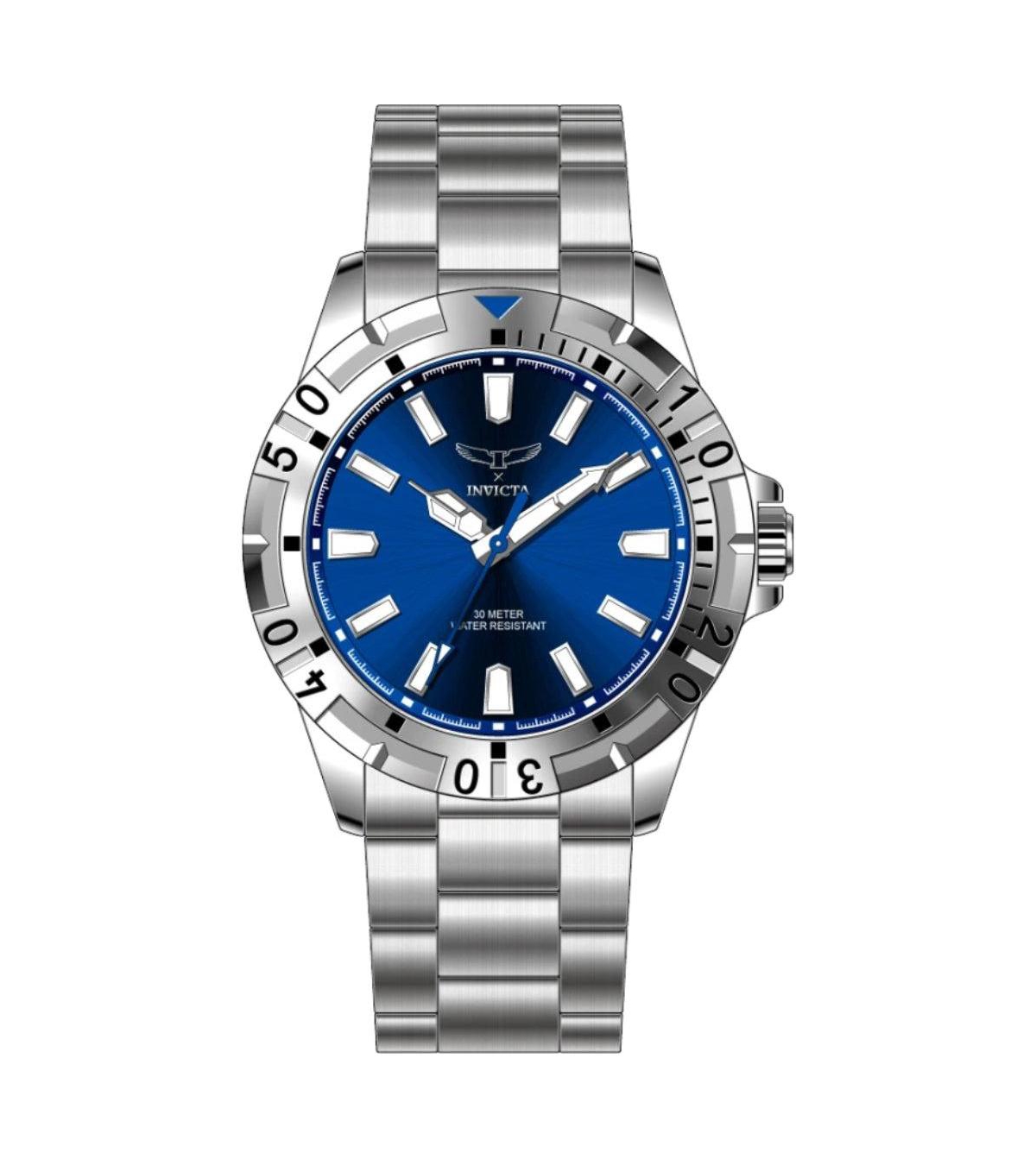 Invicta Men's Quartz Water-Resistant Specialty Stainless Steel Watch, 42mm