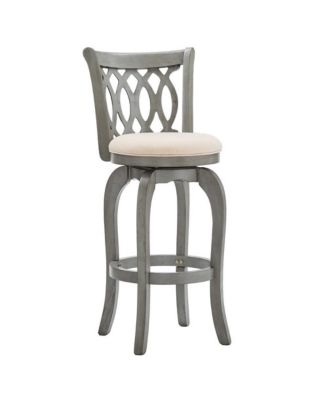 Jaxen Scroll Back Swivel Bar Stool