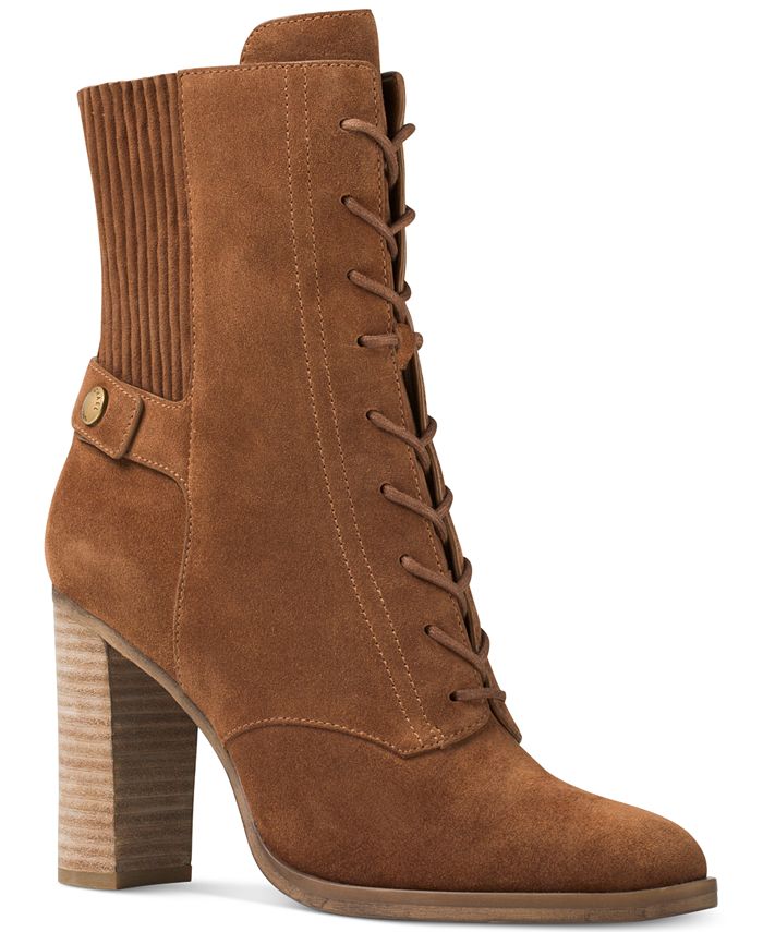 Michael kors lace up booties on sale