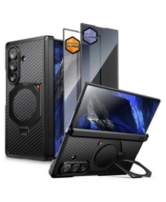 UB Aero MagSafe Case for Samsung Galaxy Z Fold 8 Ultra Case with 360degree(s) Rotatable Stand, HD and Privacy Screen Protectors