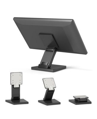 Adjustable Metal Folding Monitor Desk Mount Stand [Compatible with 10-inch to 27-inch Monitors]