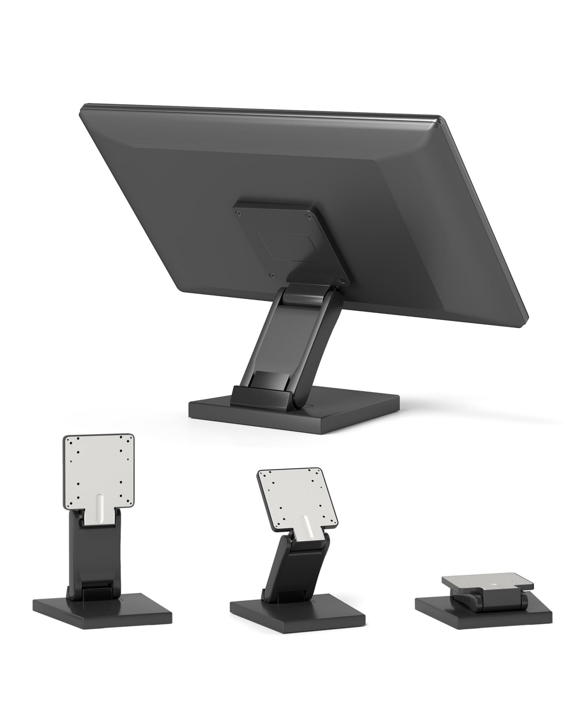 Lofree Adjustable Metal Folding Monitor Desk Mount Stand [Compatible with 10-inch to 27-inch Monitors] - Default