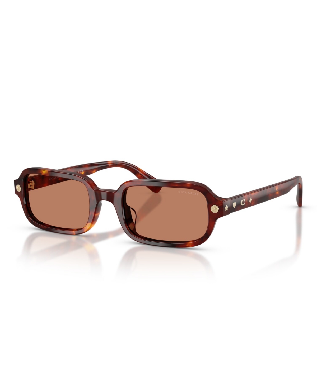 Coach Women's Tortoise Shell Print Sunglasses CFU11 HC8465U