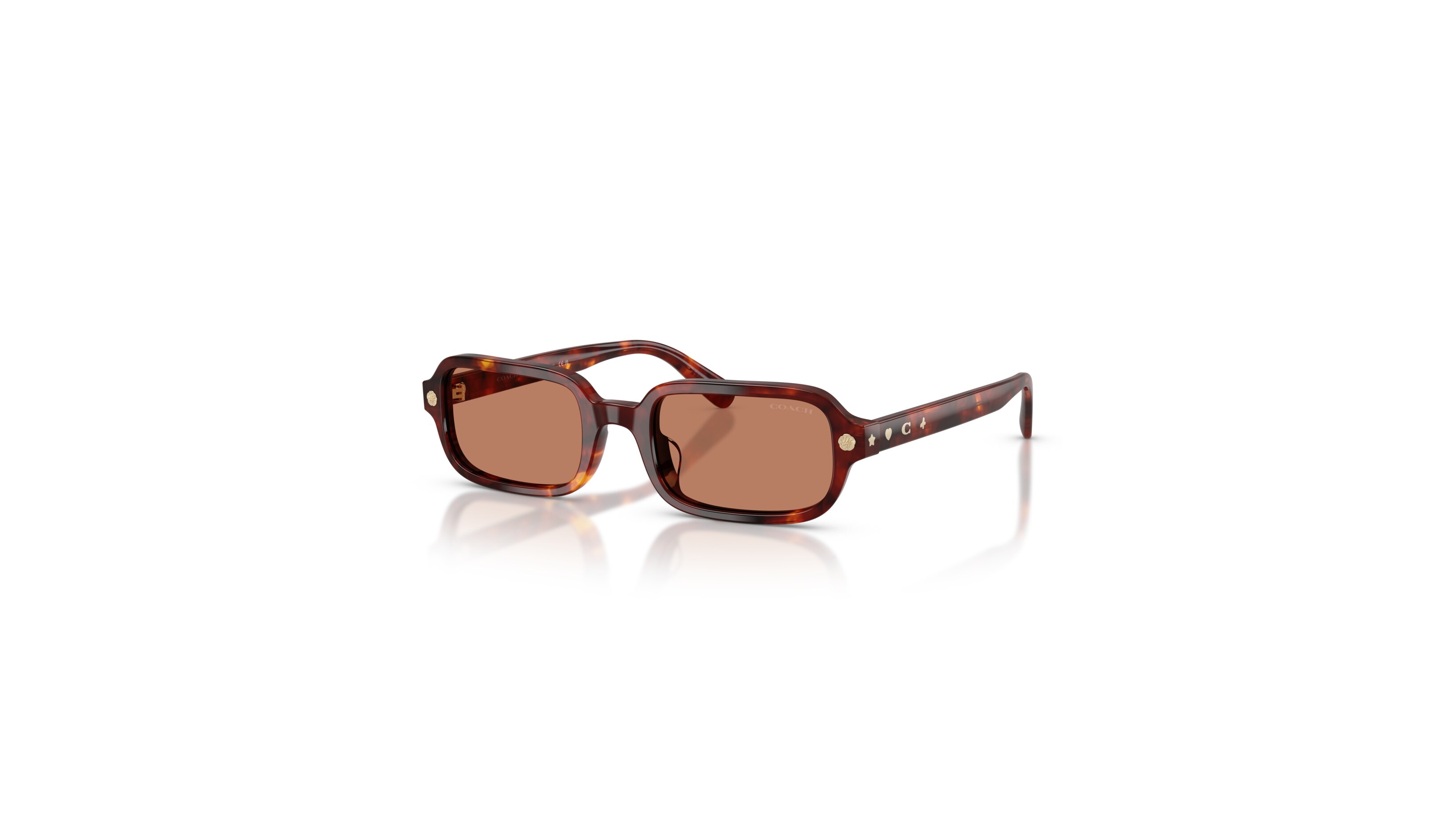 Coach Women's Tortoise Shell Print Sunglasses CFU11 HC8465U