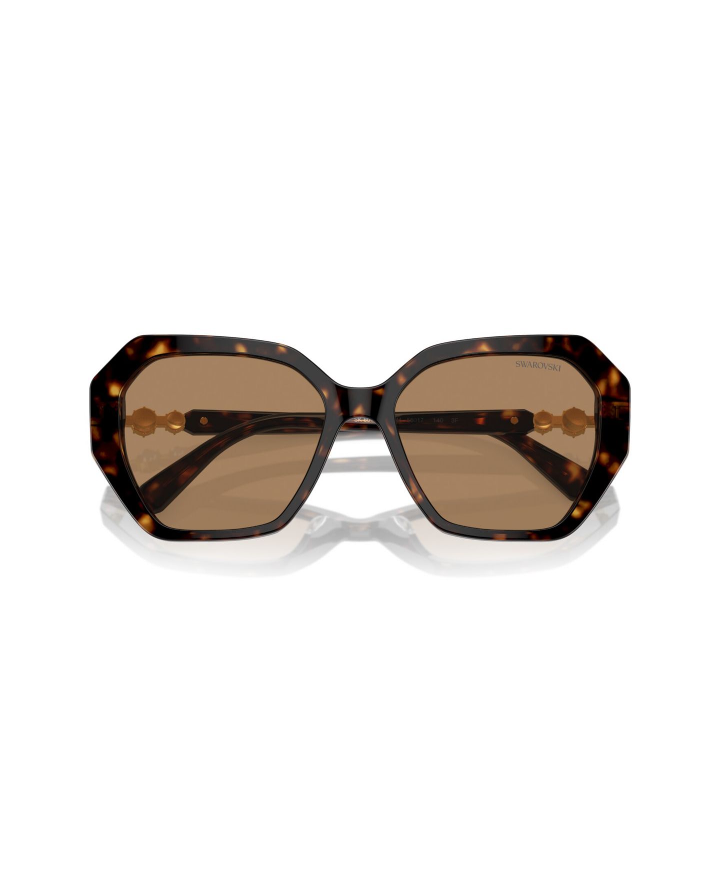 Женские солнцезащитные очки Swarovski Constella Photochromic Strass SK6017, цвет: Тёмный гавана — фото 6