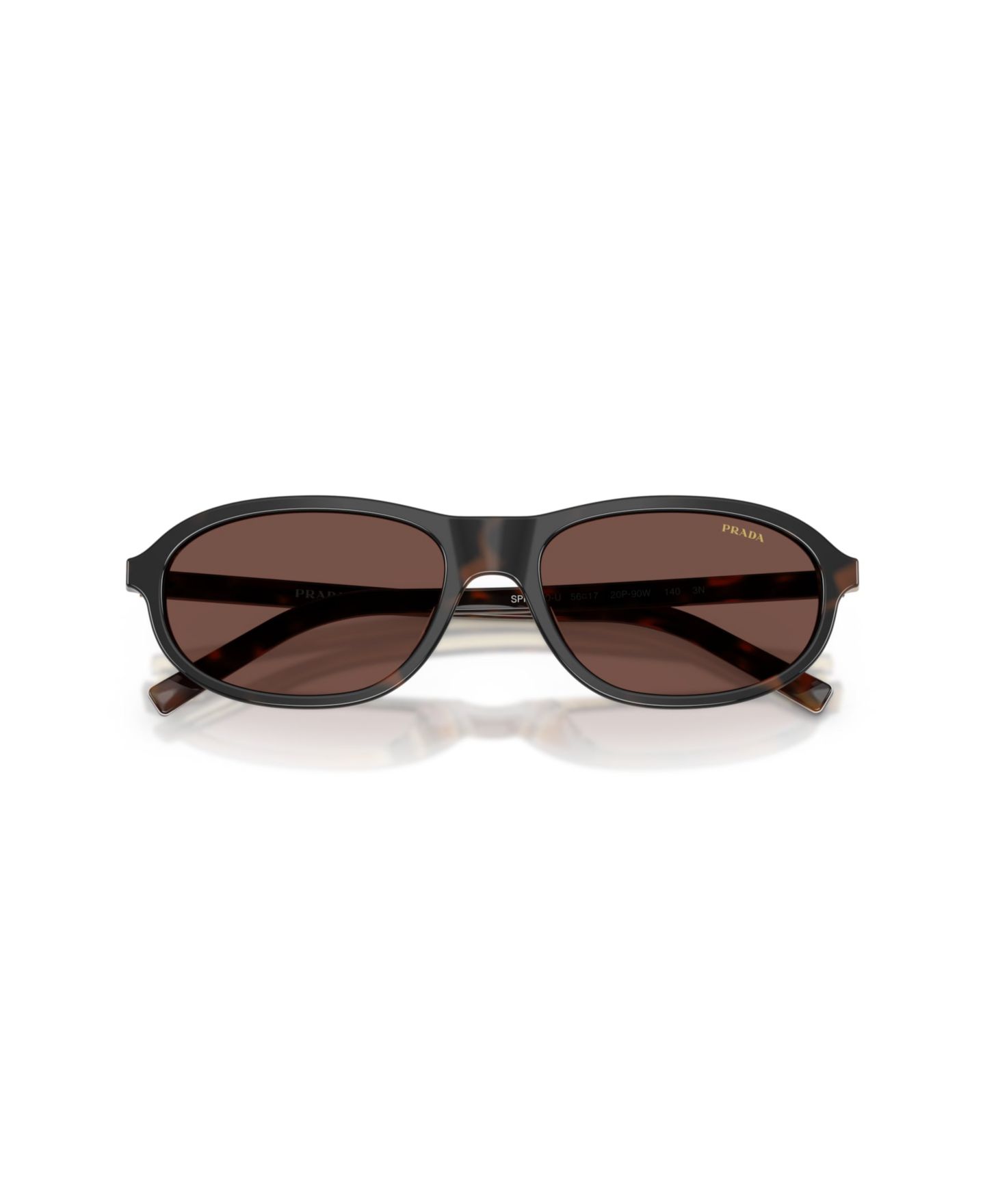 Женские солнцезащитные очки PRADA Sunglasses Heritage PR D20SU, цвет: Черепаховый — фото 5