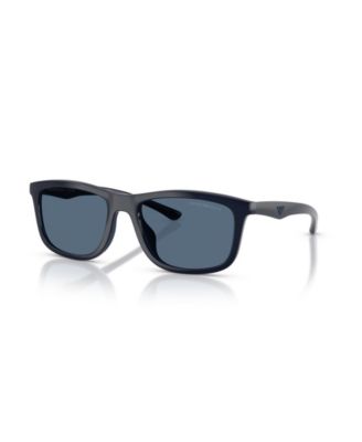 Men's Square Round Face Sunglasses EA4277U