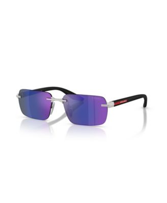 Rimless Rectangle Sunglasses PS C52S