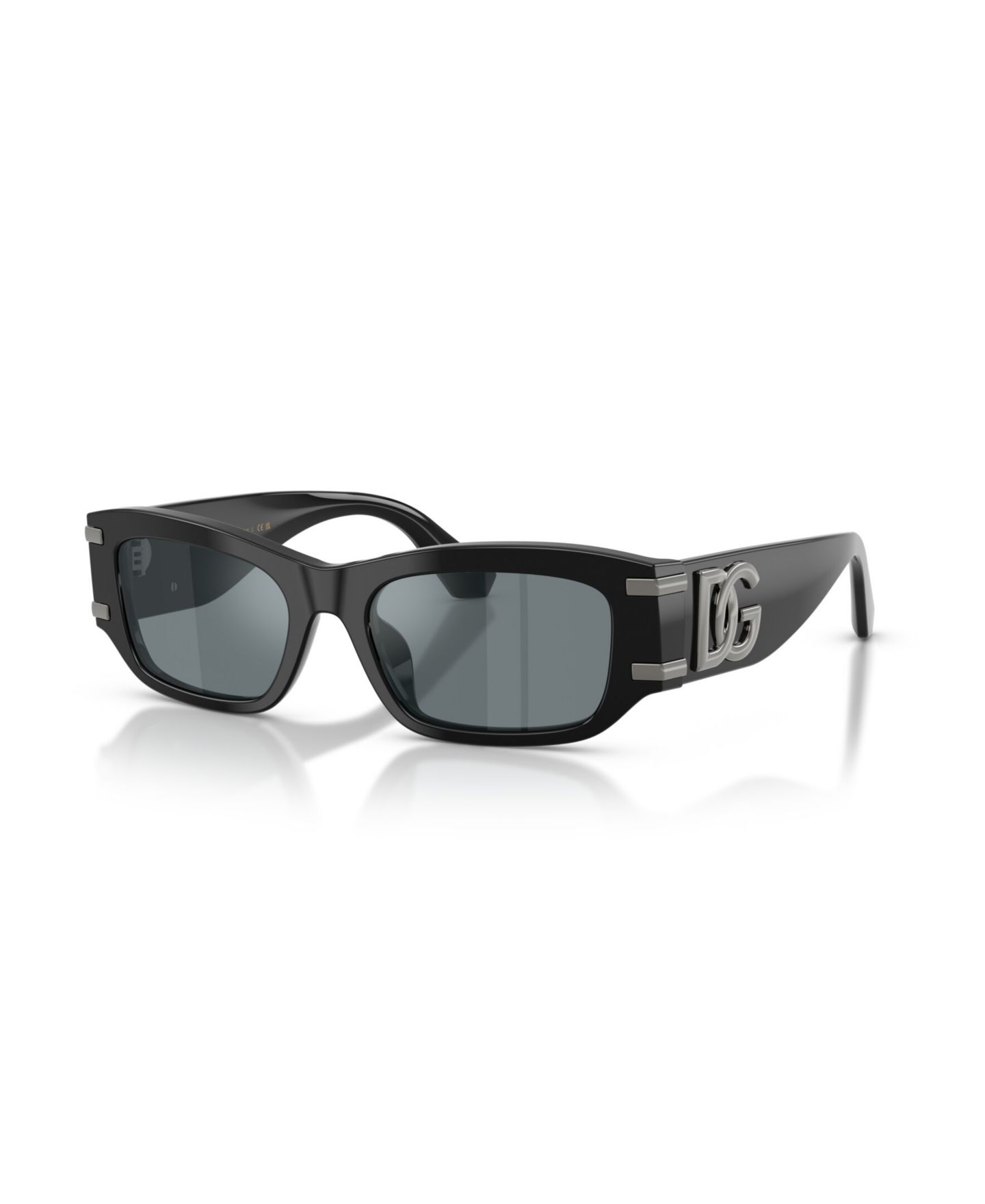 Женские солнцезащитные очки Dolce&Gabbana Rectangle Y2K DG4564, цвет: Чёрный — фото 1