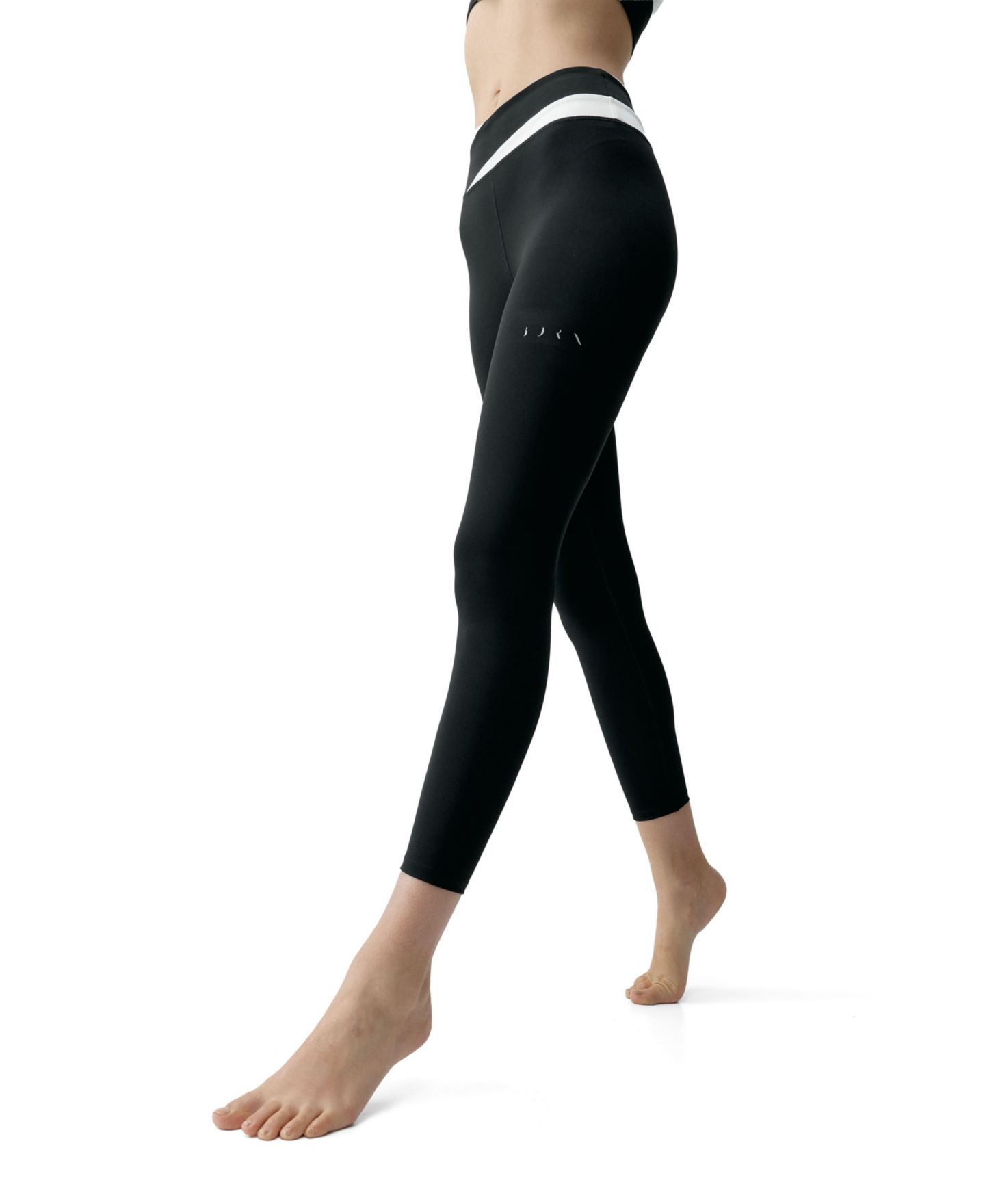 Женские леггинсы Born Living Yoga Kate Performance 7/8 Sports, цвет: Чёрный — фото 3