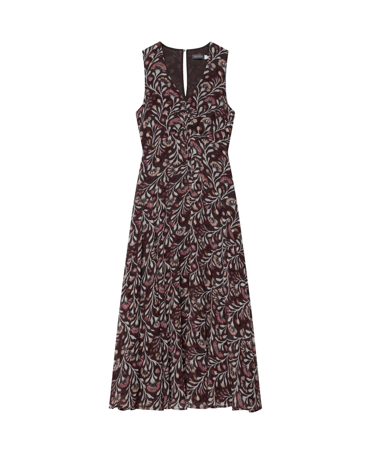 Mint Velvet Women's Floral Print V-Neck Maxi Dress