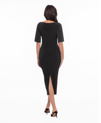 Women's Black Midi Dresses