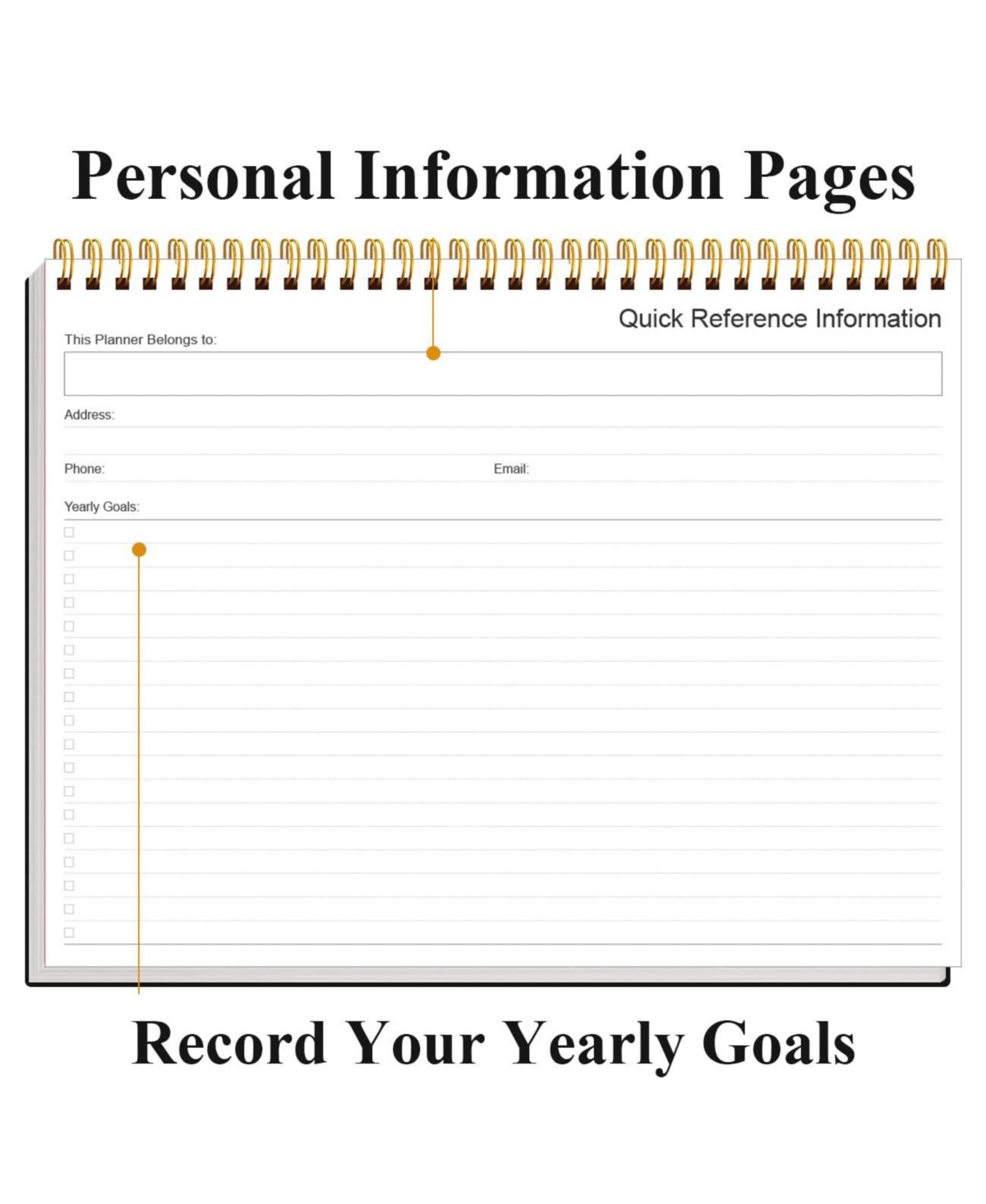 Danrong Weekly Productivity Planner Undated 6 Focus Areas Task Tracker Desk Notepad