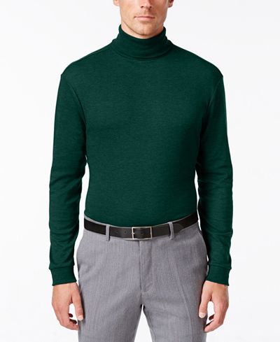 John Ashford Long-Sleeve Turtleneck Interlock Shirt