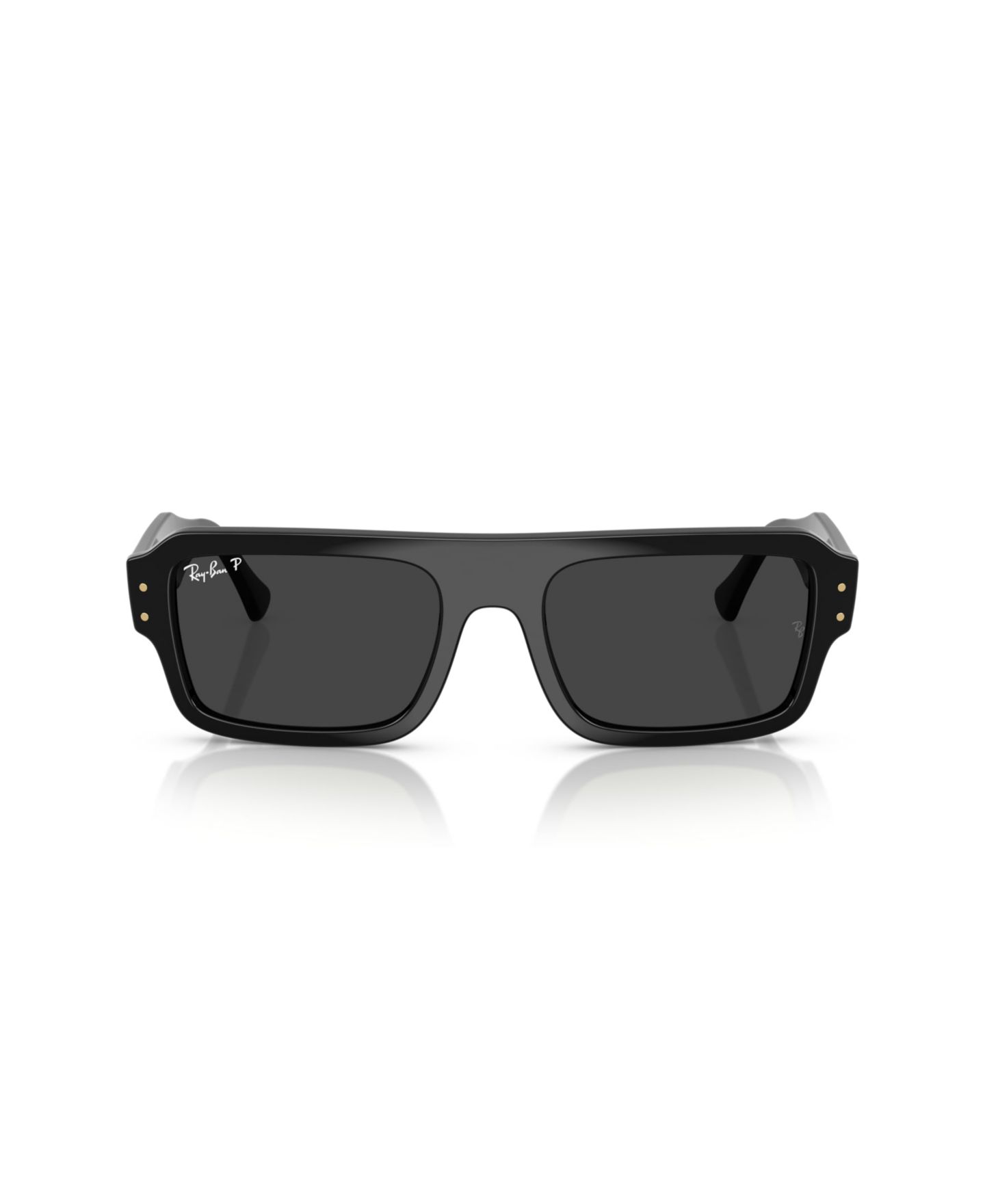 Солнцезащитные очки Ray-Ban Unisex Polarized Sunglasses, Flacco RB4454, цвет: Чёрный — фото 7