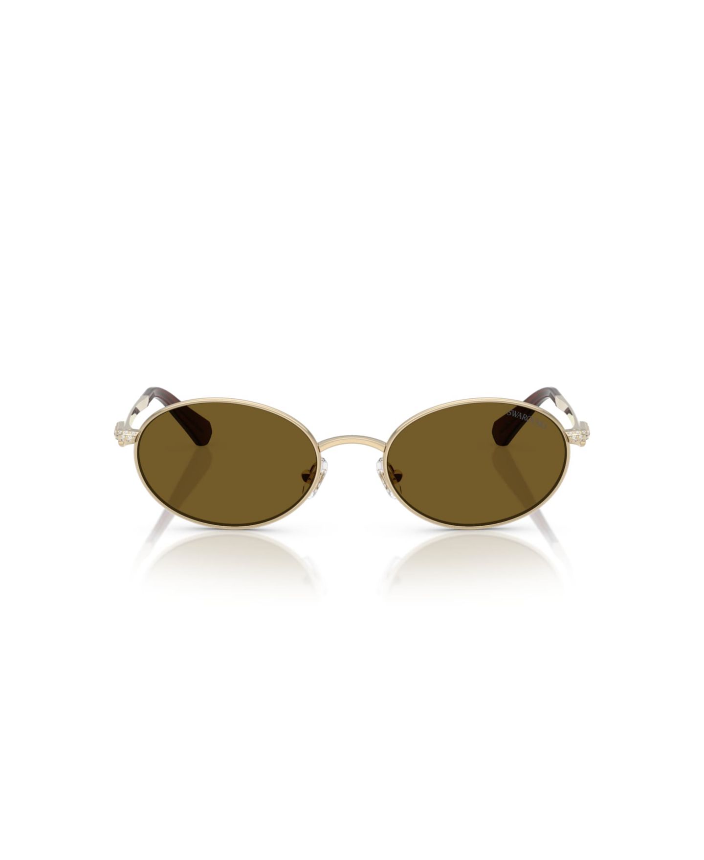 Женские солнцезащитные очки Swarovski Sunglasses, SK7033, цвет: Коричневый — фото 5