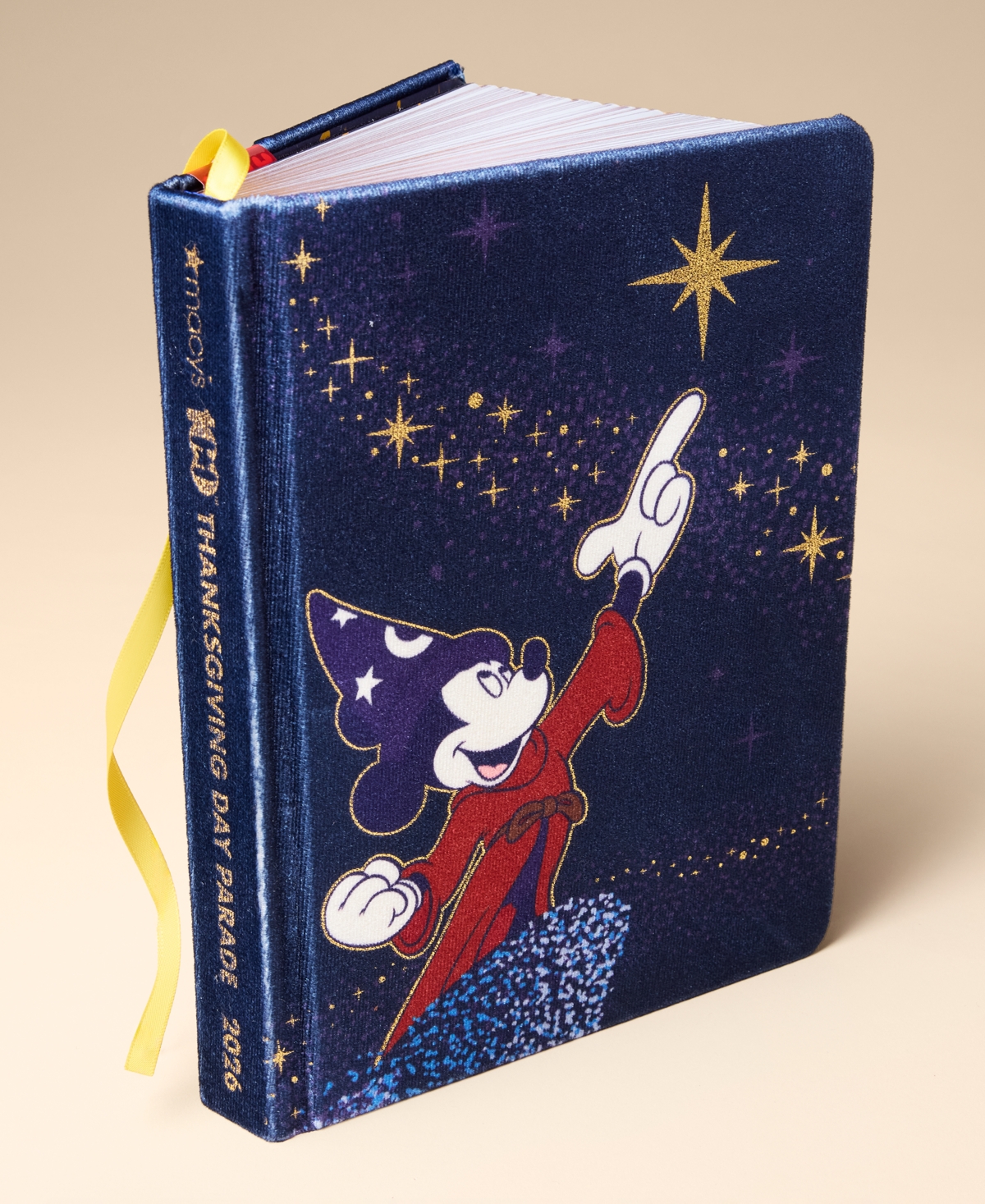 Disney | Macy's Sorcerer's Apprentice Mickey Velvet-Cover Journal, Macy's Exclusive