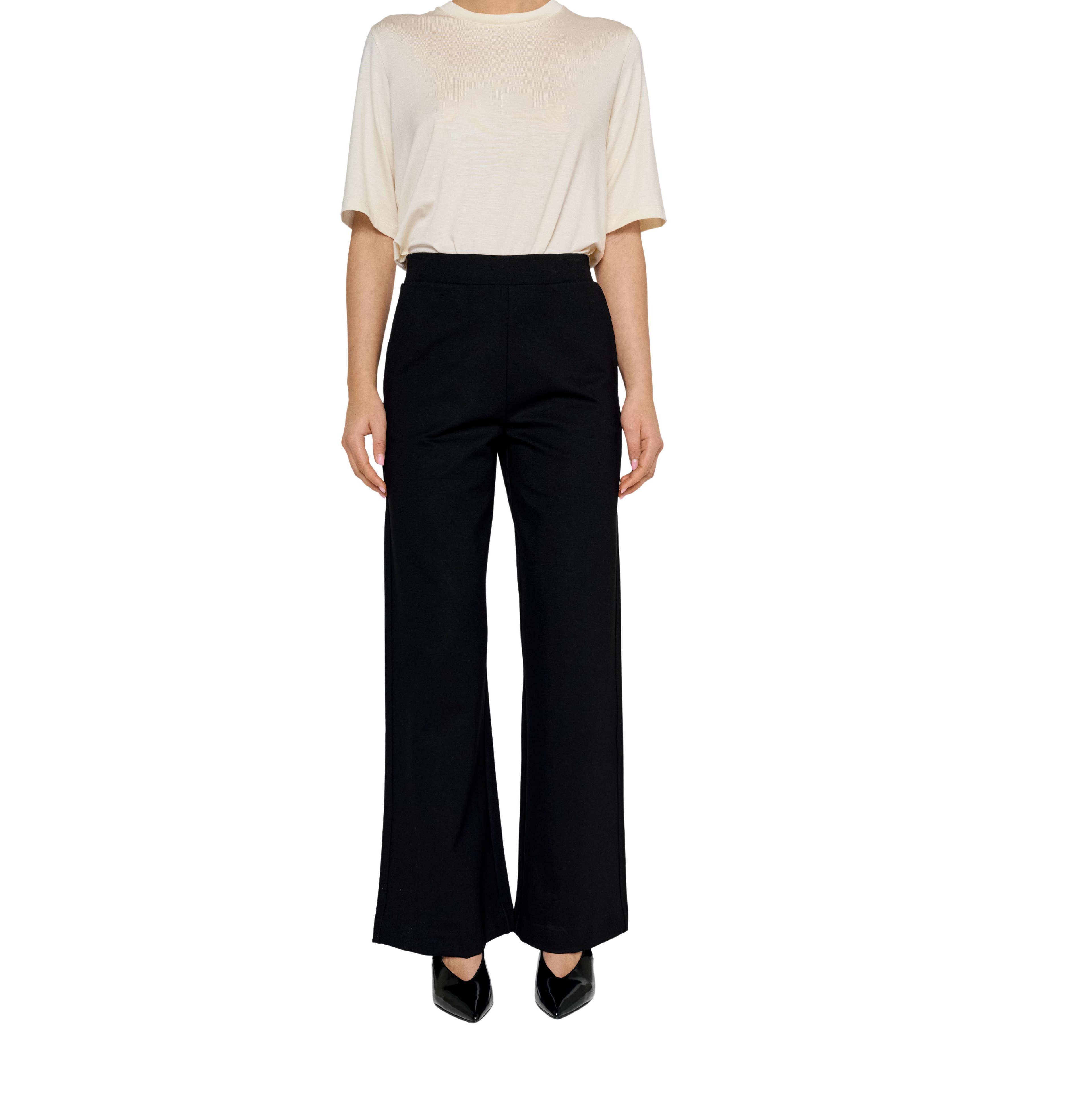 Residus Women's Luna Wide-Leg Tailored Pressed-Front-Pleats Trousers